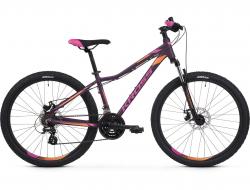 dámsky bicykel KROSS Lea 3.0 violet / pink / orange - horský 26"